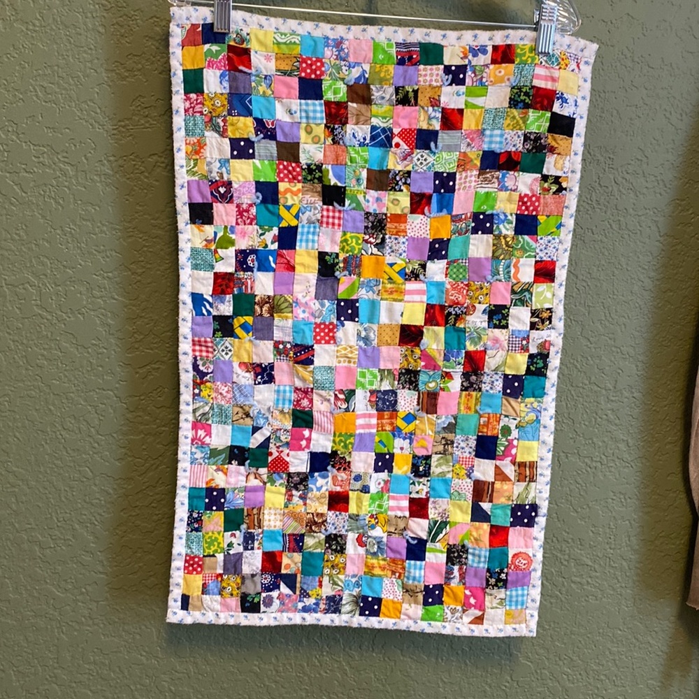 Vintage doll quilt